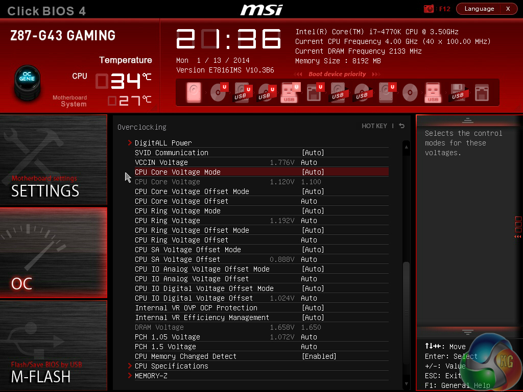 MSI Z87-G43 Gaming Motherboard Review | KitGuru- Part 10
