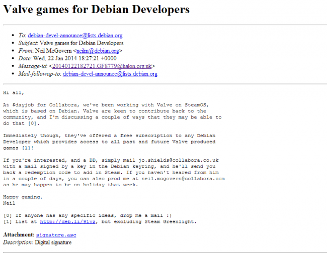 Debian Letter