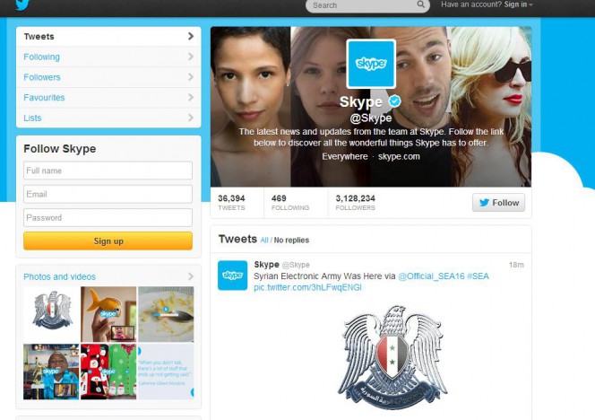 skype twitter account