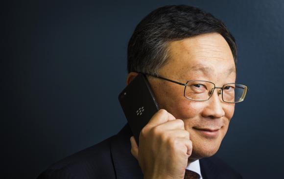 Blackberry CEO Chen poses for a portrait in Toronto