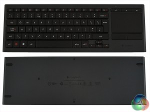 Logitech-K830-Living-Room-Keyboard-Review-KitGuru-Front-and-Back