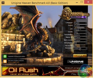 Unigine Heaven 4.0 settings no AA