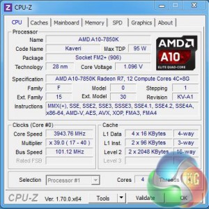 A10-7850K CPU-Z