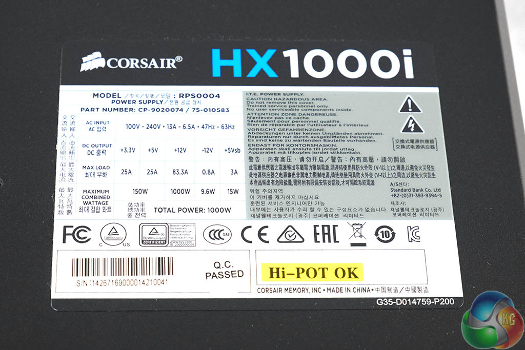 Corsair HXi Platinum Modular PSU Review   KitGuru
