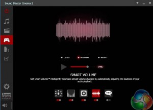 5 Sound Blaster Cinema 2 Smart Volume