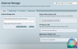 Linksys Smart WiFi External Storage