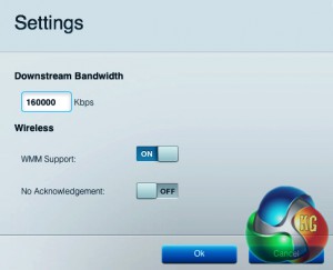 Linksys Smart WiFi Media Settings
