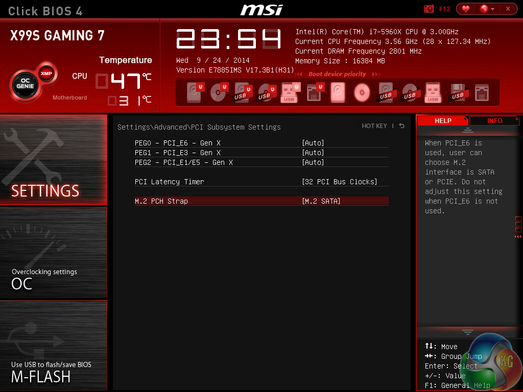 MSI X99S Gaming 7 Motherboard Review | KitGuru- Part 4