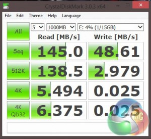 Kingston Crystal Mark USB 3.0 Test 2