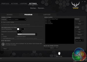 M65 Settings Program