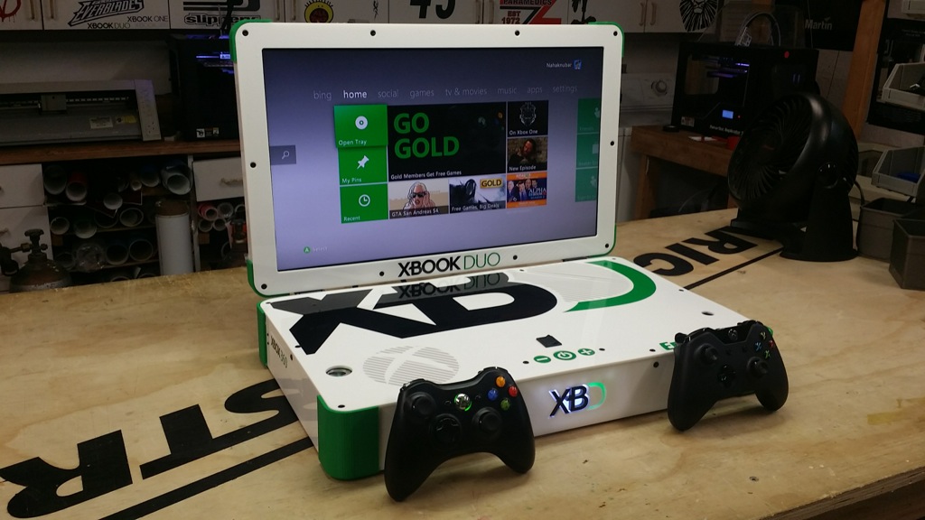 rijstwijn Saga Geldschieter Xbook Duo: Xbox 360 and Xbox One consoles integrated into a laptop | KitGuru