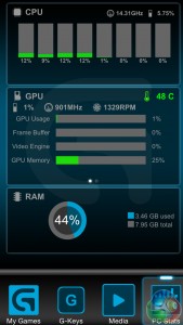 ARX Control App PC Stats