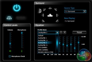 Corsair Software EQ Settings