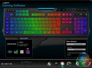 Logitech Software Lighting Window