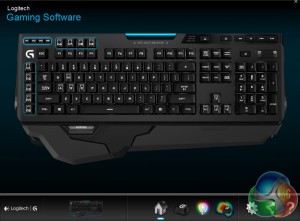 Logitech Software Main Window