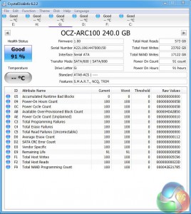 Drive G at 91 percent after 22TB