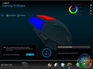 Logitech Software Heat Map