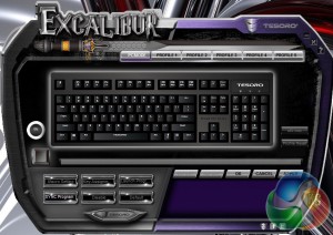 Tesoro Software Main Window