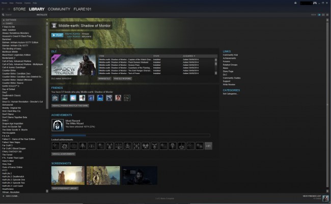 Middle-earth: Shadow of Mordor Achievements and Screenshots