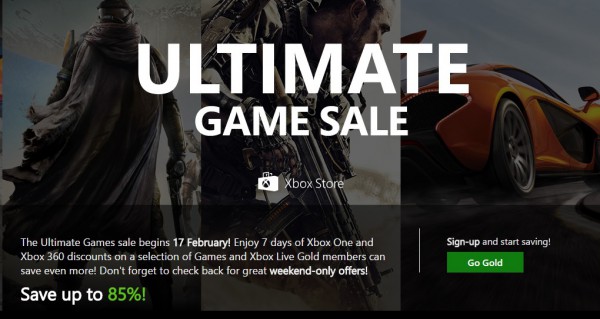 Xbox Game Sale