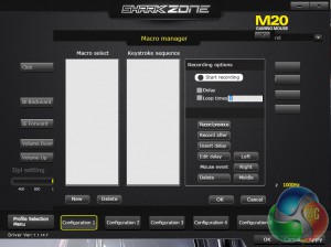 M20 Software Macro Screenshot