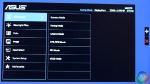 Asus OSD GameVisual 2