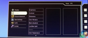 BenQ RL OSD Picture Adjust