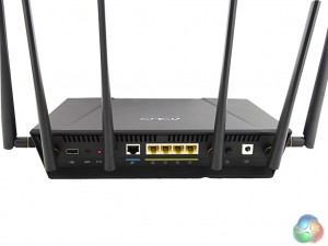 ASUS-RT-AC-3200-Review-KitGuru-Rear-with-Antenna