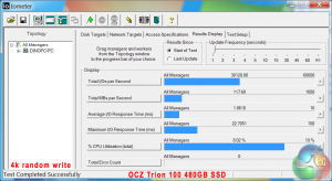 iometer 4k write