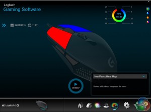 Logitech G303 Software Heat Map