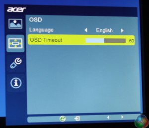 Acer OSD