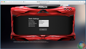 G10 Setup static page
