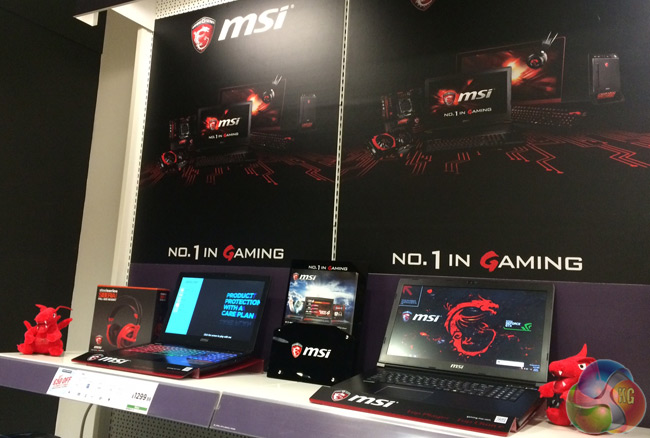 MSI Gaming Laptops in PC World - Wide KitGuru