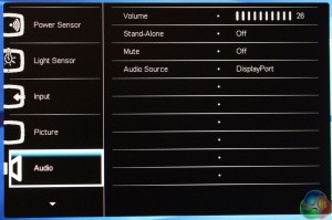 Philips 241P OSD Audio