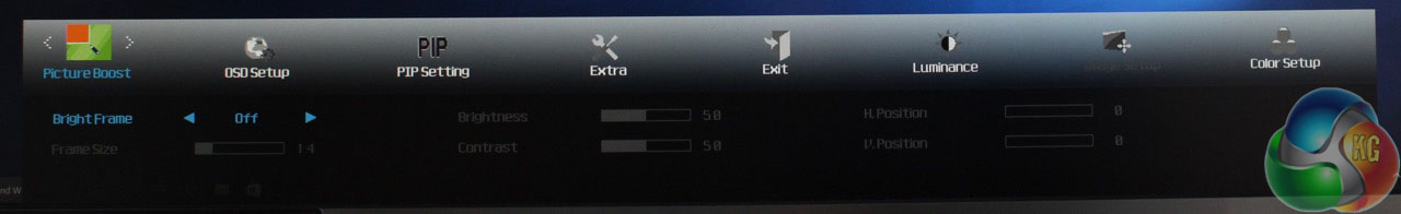 AOC U32 OSD Picture