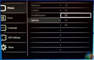 Philips 272G OSD Gamma