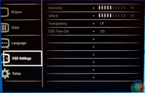 Philips 272G OSD Settings