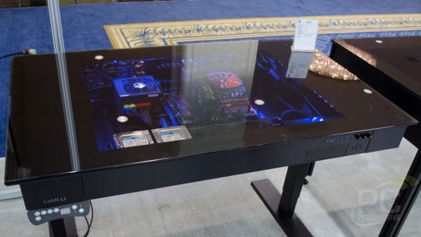 Lian Li shows off DK-04 sit/stand desk with PC enclosure | KitGuru