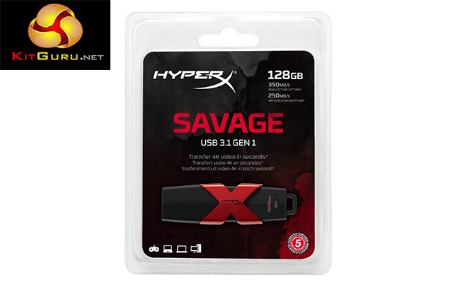 Hyperx Savage 128gb Usb 3 1 3 0 Review Kitguru