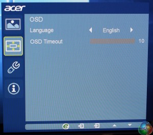 XB270 OSD Setup