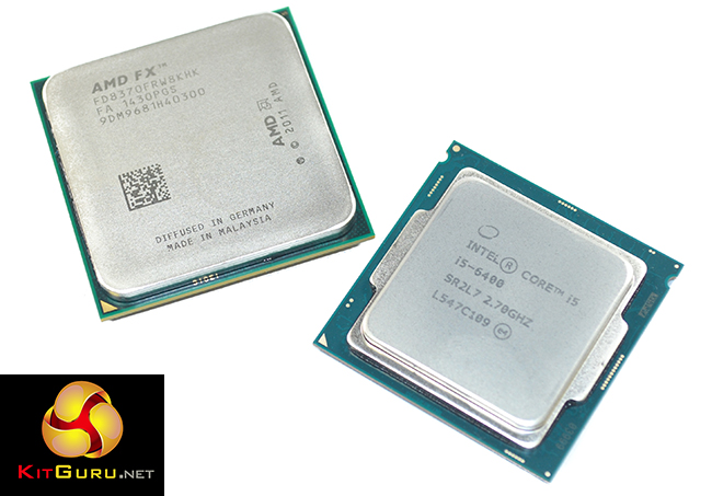 £150 Gaming CPU: AMD FX 8370 (w/ Wraith) vs Intel Core i5-6400