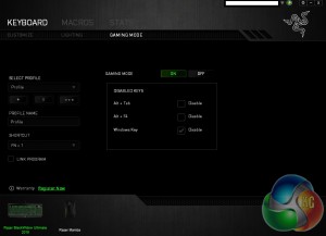 Razer Synapse Gaming Mode