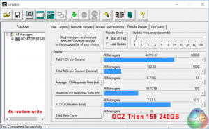 iometer 4k write