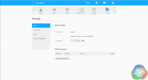MyCloud Storage Page