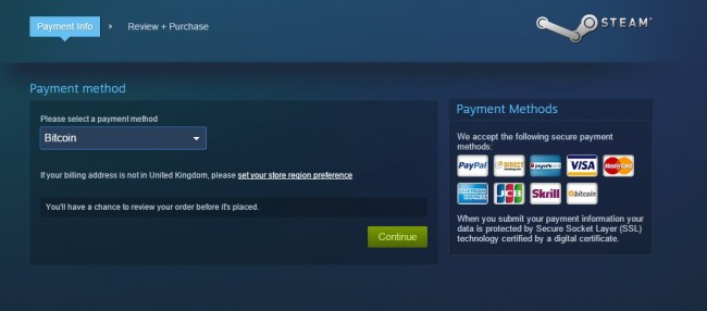 how to buy steam with bitcoin