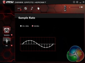 MSI Software Sample Rate