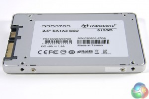 Transcend SSD370S rear