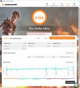 3D Mark Fire Strike Ultra