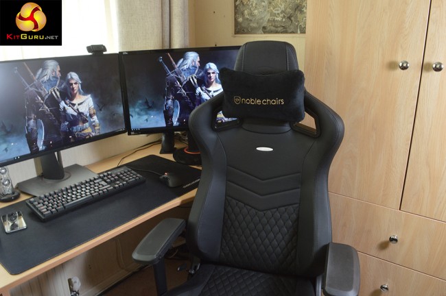 Noblechairs Epic Real Leather Gaming Chair Review Kitguru