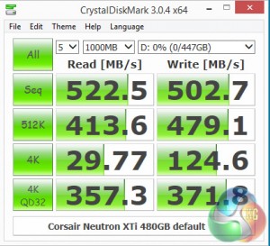 Corsair-Neutron-XTi-480GB-Review-on-KitGuru-CrystalDiskMark-Default